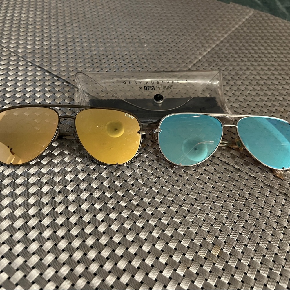 Quay Australia x Desi Black Sunglasses